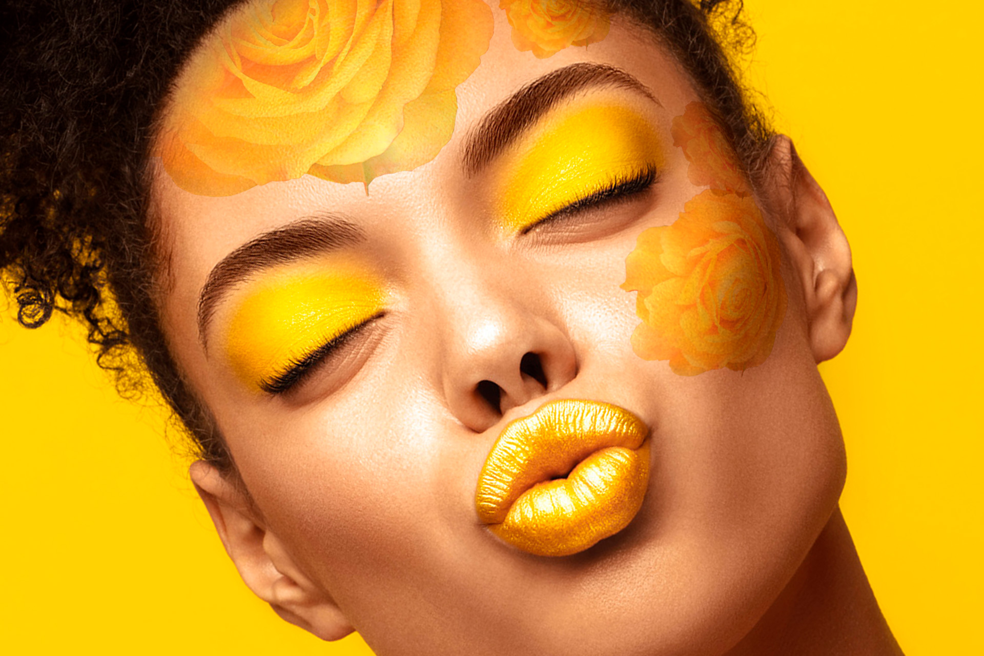 sticker makeup
