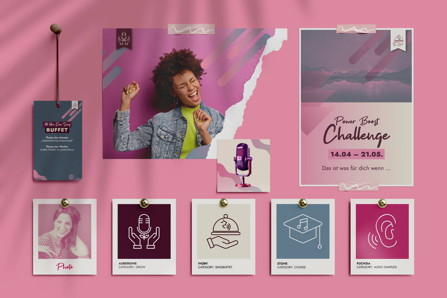 Social Media Branding – Moodboard
